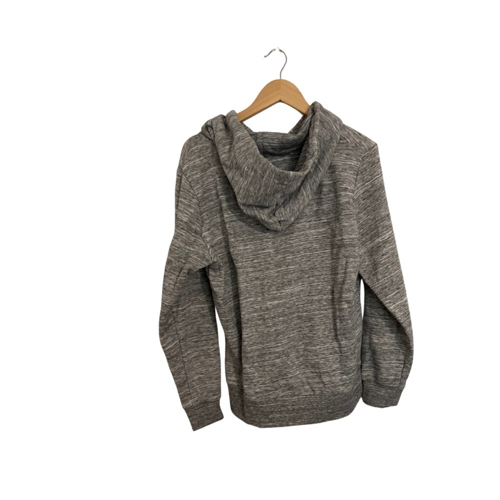 Doublju Men's Zip Up Sweater - Charcoal - Picture 2 of 3
